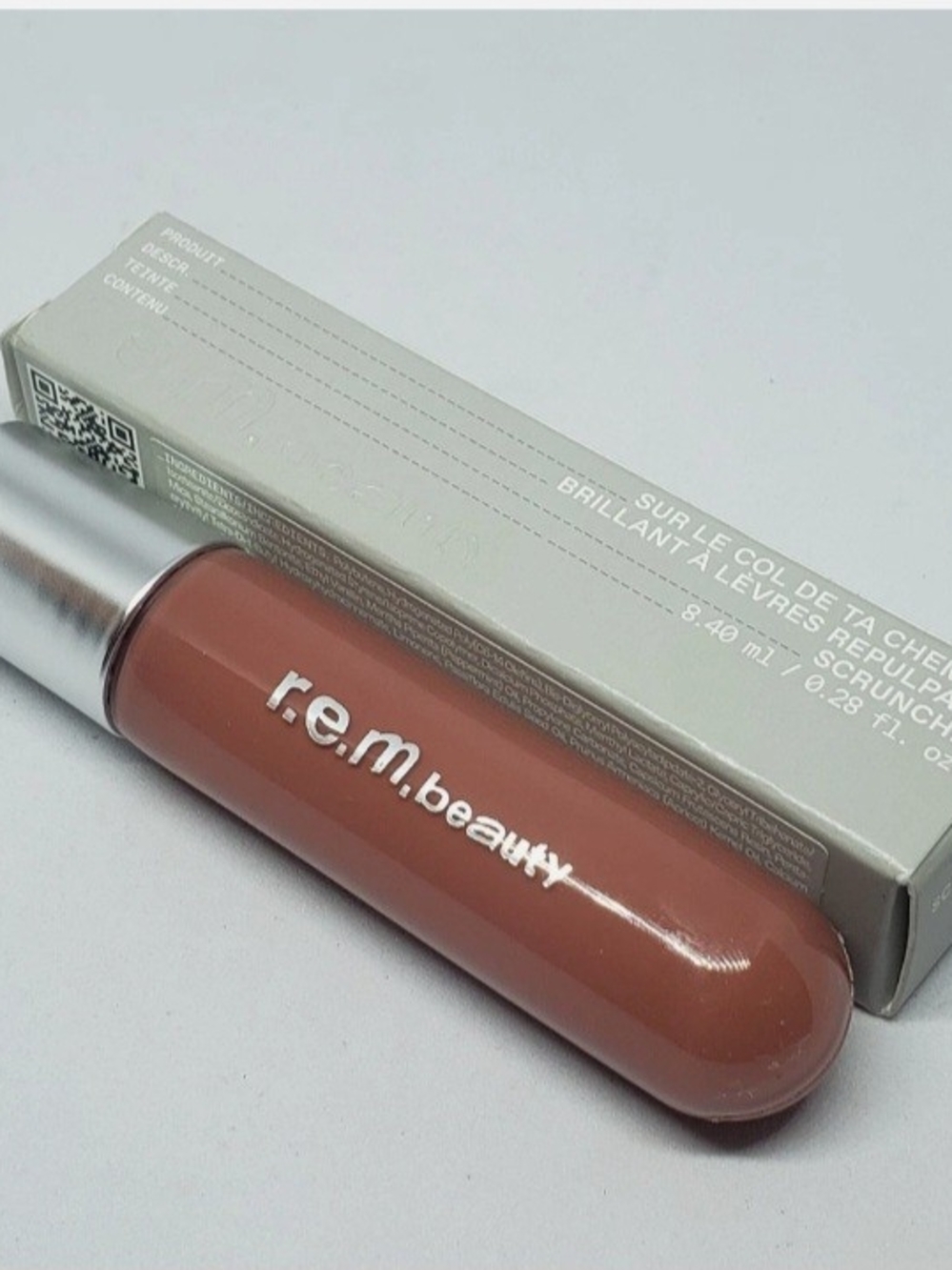 r.e.m. beauty On Your Collar Plumping Lip Gloss "Scrunchie" | NIB